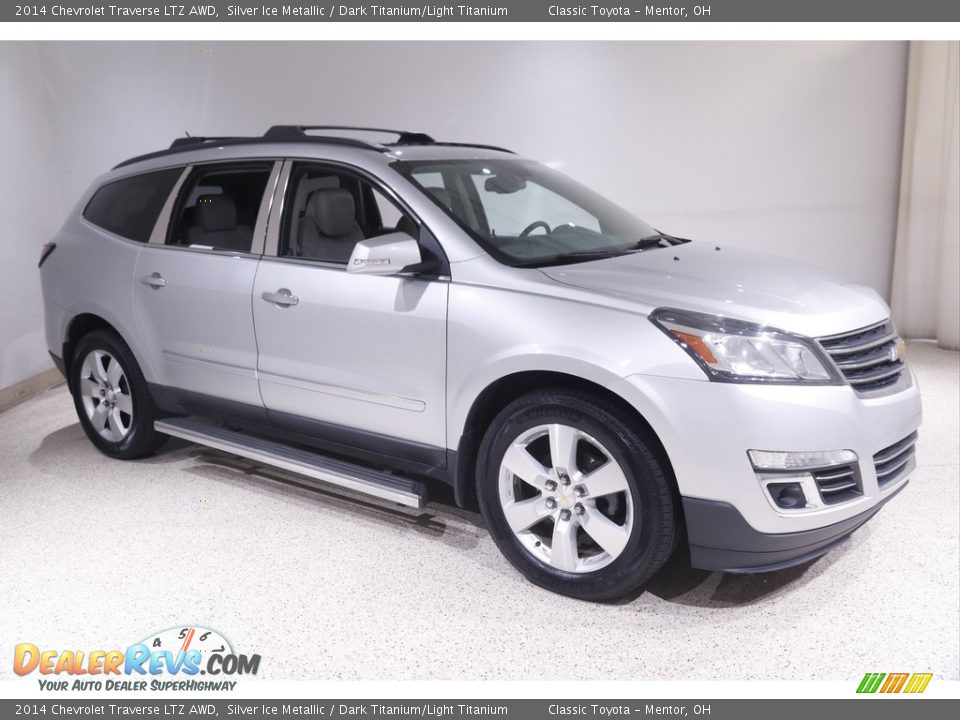2014 Chevrolet Traverse LTZ AWD Silver Ice Metallic / Dark Titanium/Light Titanium Photo #1