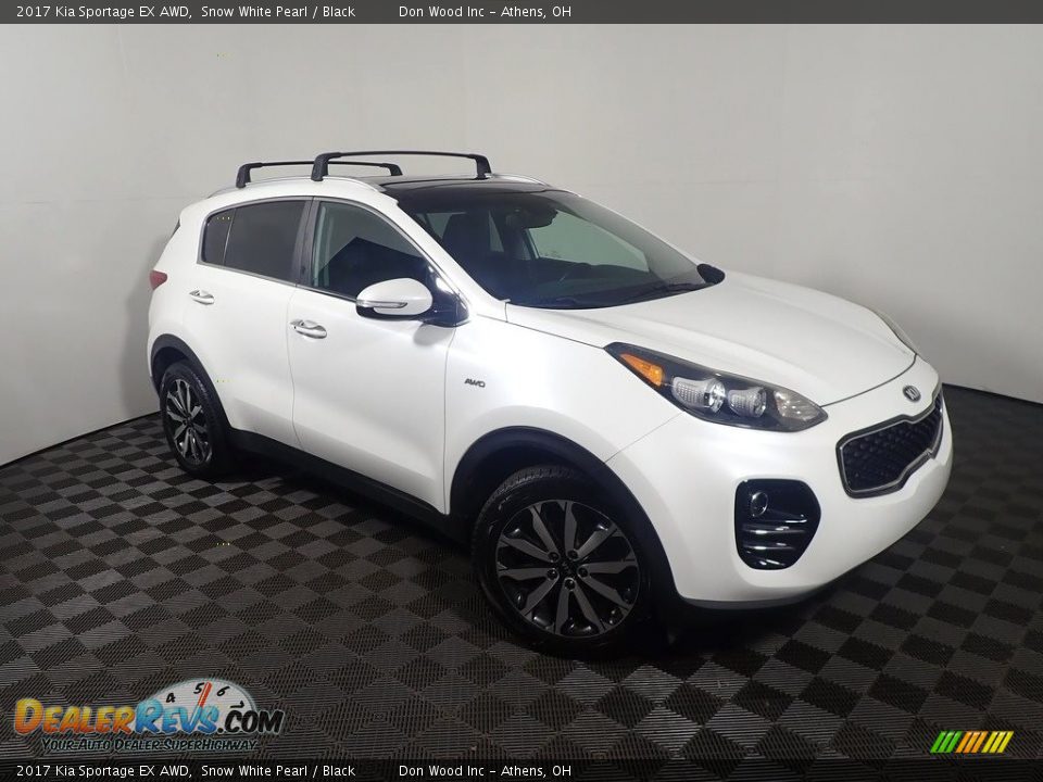 2017 Kia Sportage EX AWD Snow White Pearl / Black Photo #5