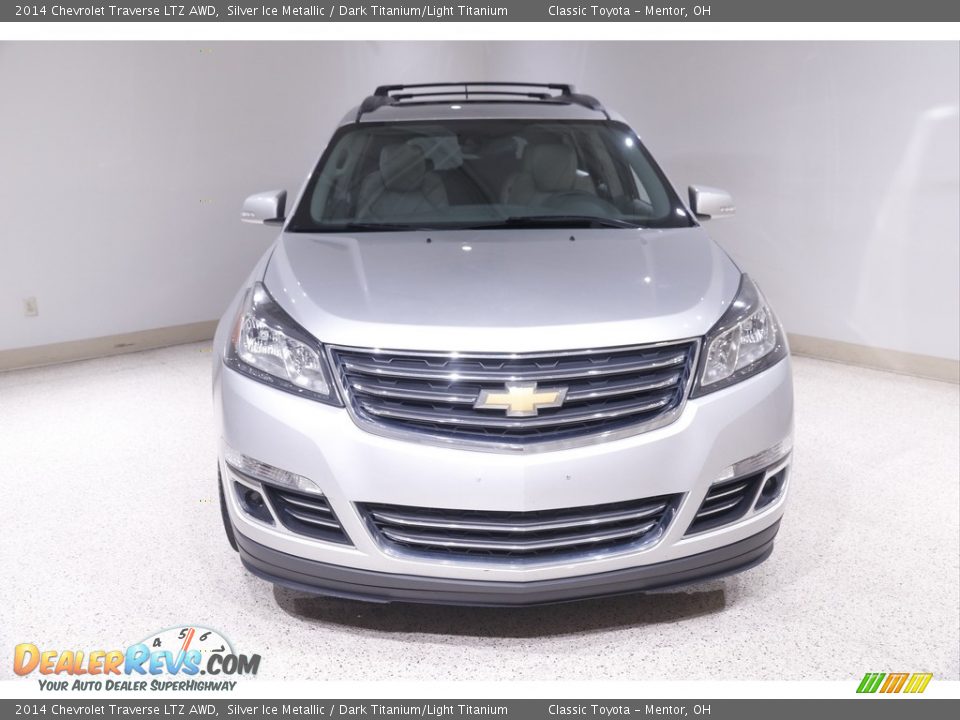 2014 Chevrolet Traverse LTZ AWD Silver Ice Metallic / Dark Titanium/Light Titanium Photo #2