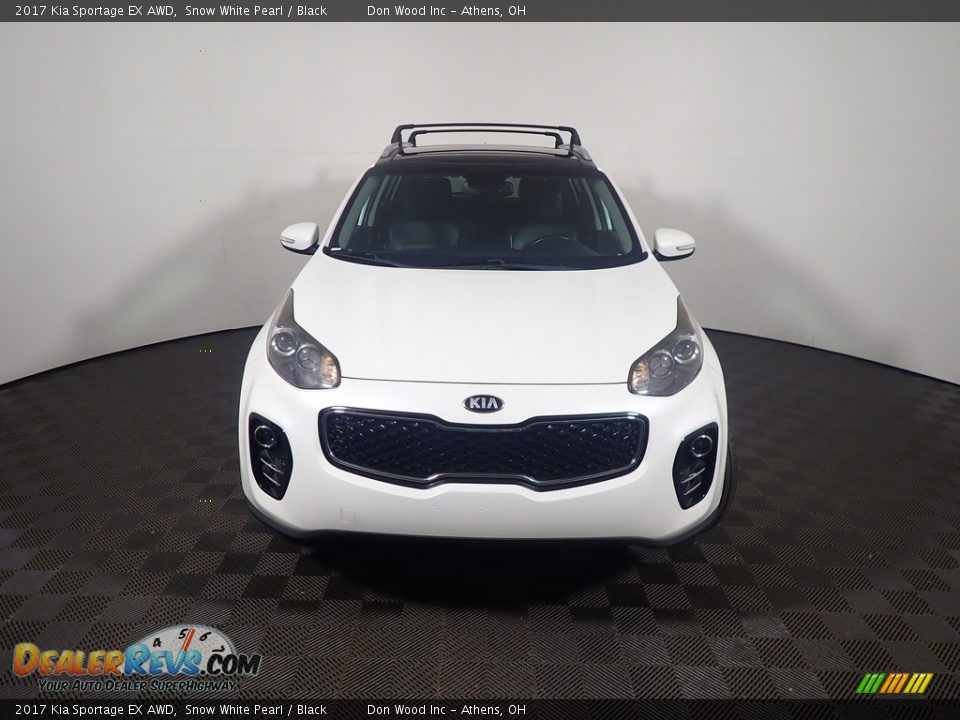 2017 Kia Sportage EX AWD Snow White Pearl / Black Photo #7