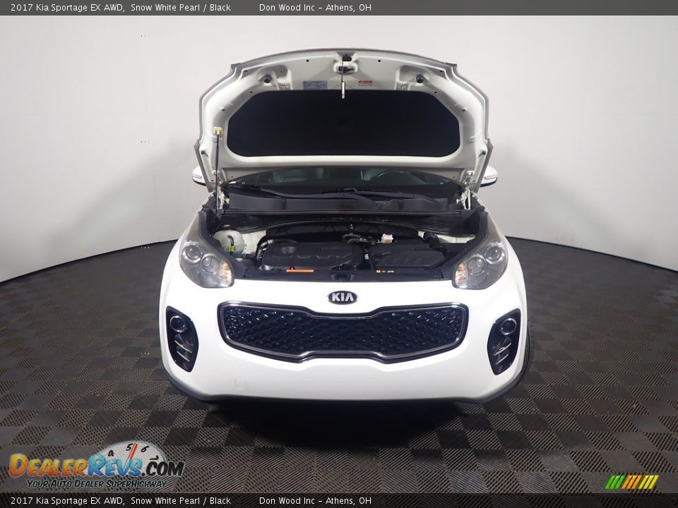 2017 Kia Sportage EX AWD Snow White Pearl / Black Photo #8