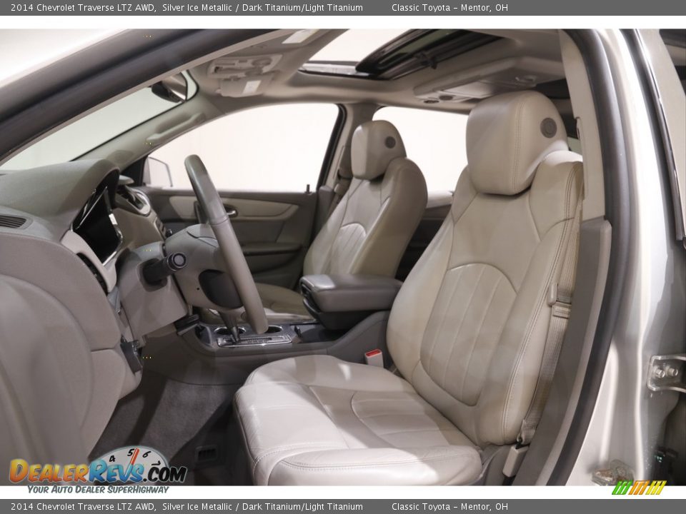 2014 Chevrolet Traverse LTZ AWD Silver Ice Metallic / Dark Titanium/Light Titanium Photo #5