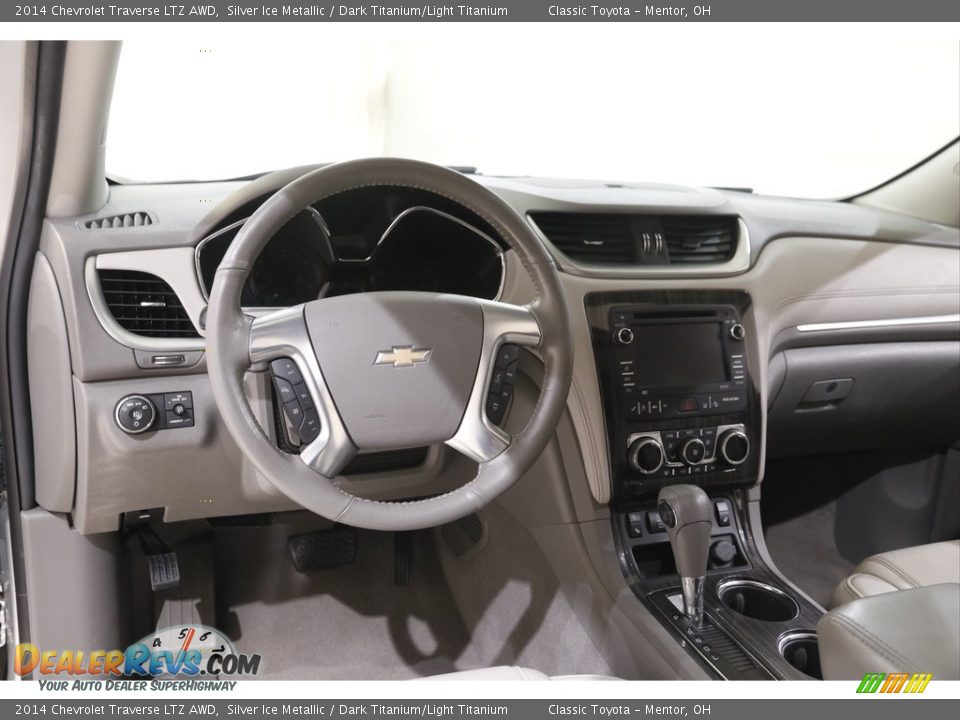 2014 Chevrolet Traverse LTZ AWD Silver Ice Metallic / Dark Titanium/Light Titanium Photo #6