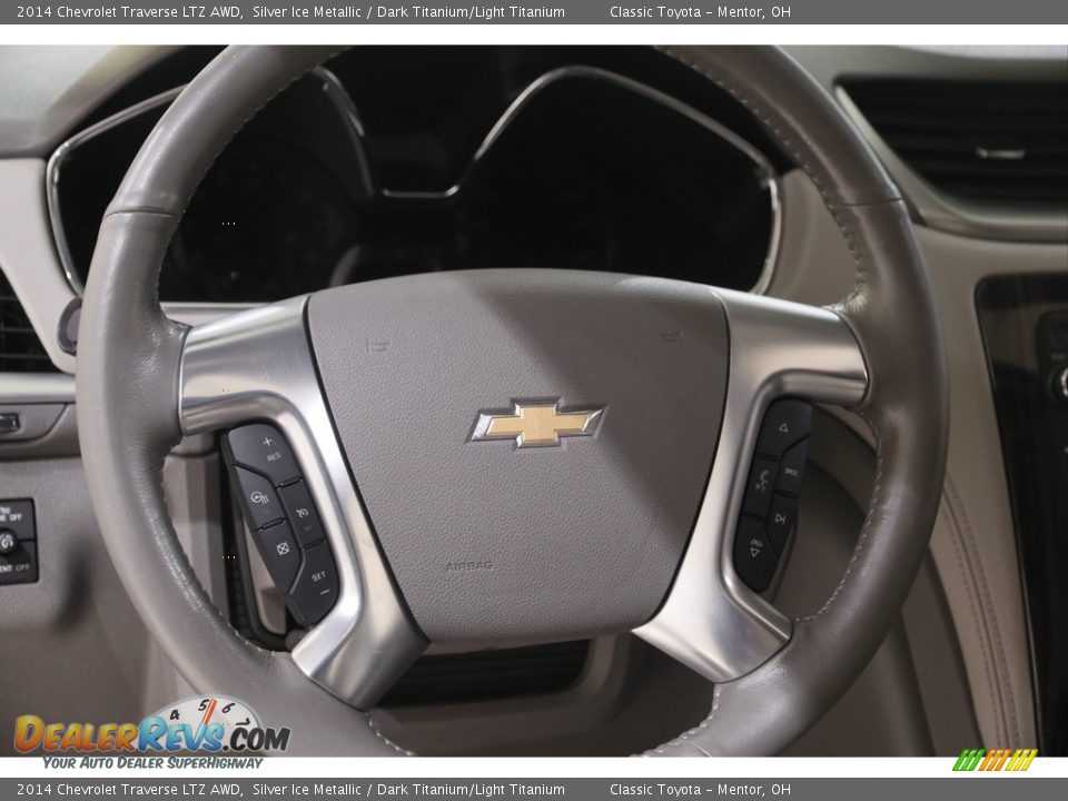2014 Chevrolet Traverse LTZ AWD Silver Ice Metallic / Dark Titanium/Light Titanium Photo #7
