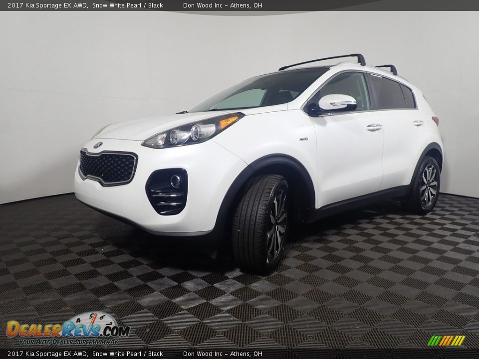 2017 Kia Sportage EX AWD Snow White Pearl / Black Photo #10
