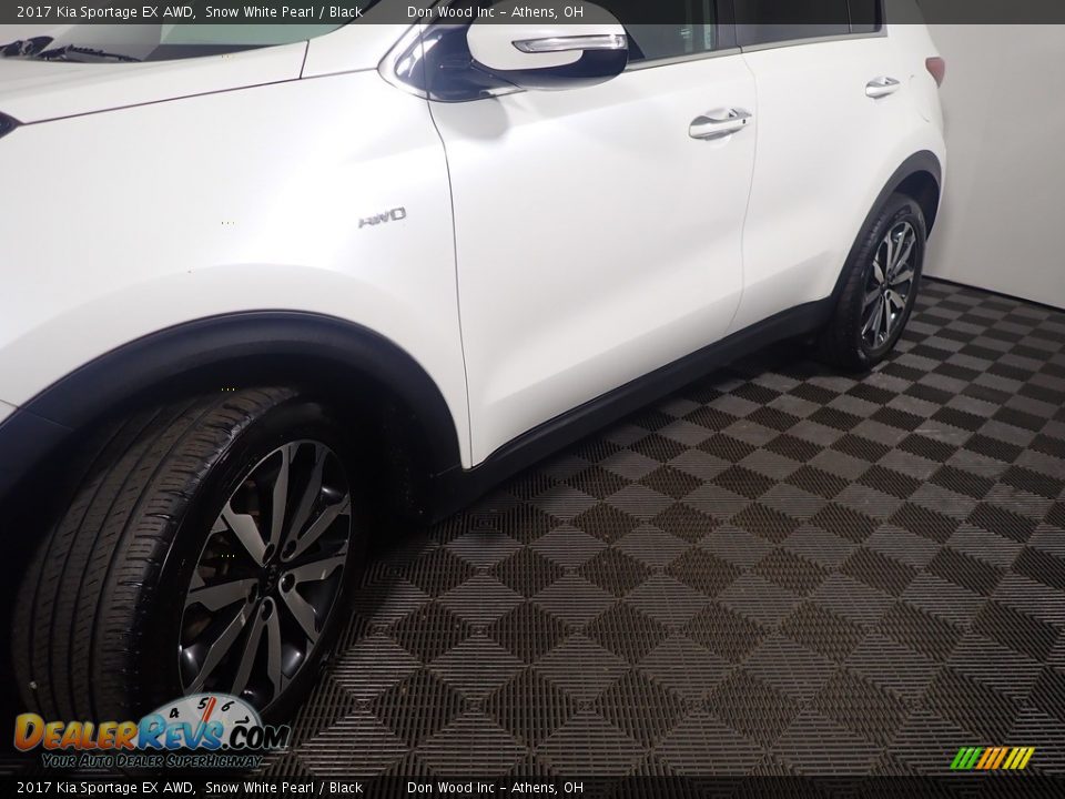 2017 Kia Sportage EX AWD Snow White Pearl / Black Photo #12