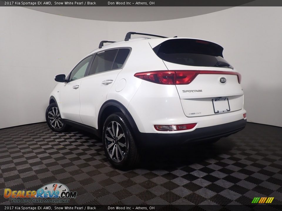 2017 Kia Sportage EX AWD Snow White Pearl / Black Photo #13