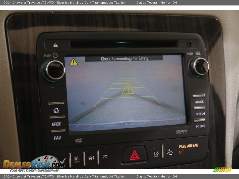2014 Chevrolet Traverse LTZ AWD Silver Ice Metallic / Dark Titanium/Light Titanium Photo #11