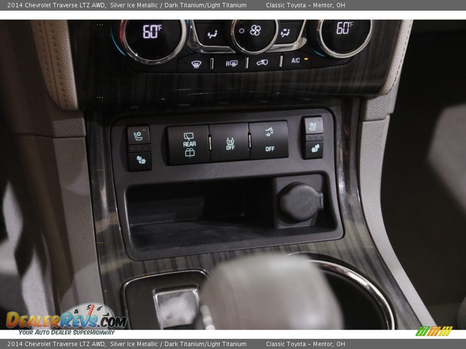 2014 Chevrolet Traverse LTZ AWD Silver Ice Metallic / Dark Titanium/Light Titanium Photo #12