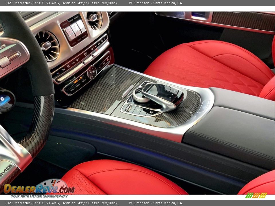 2022 Mercedes-Benz G 63 AMG Arabian Gray / Classic Red/Black Photo #8