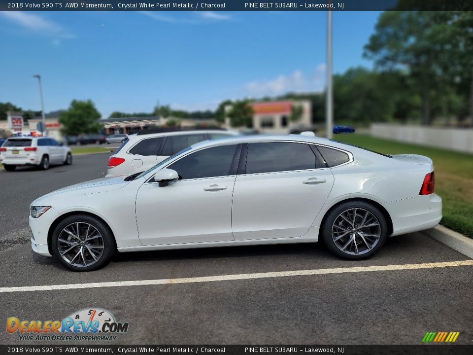 Crystal White Pearl Metallic 2018 Volvo S90 T5 AWD Momentum Photo #8