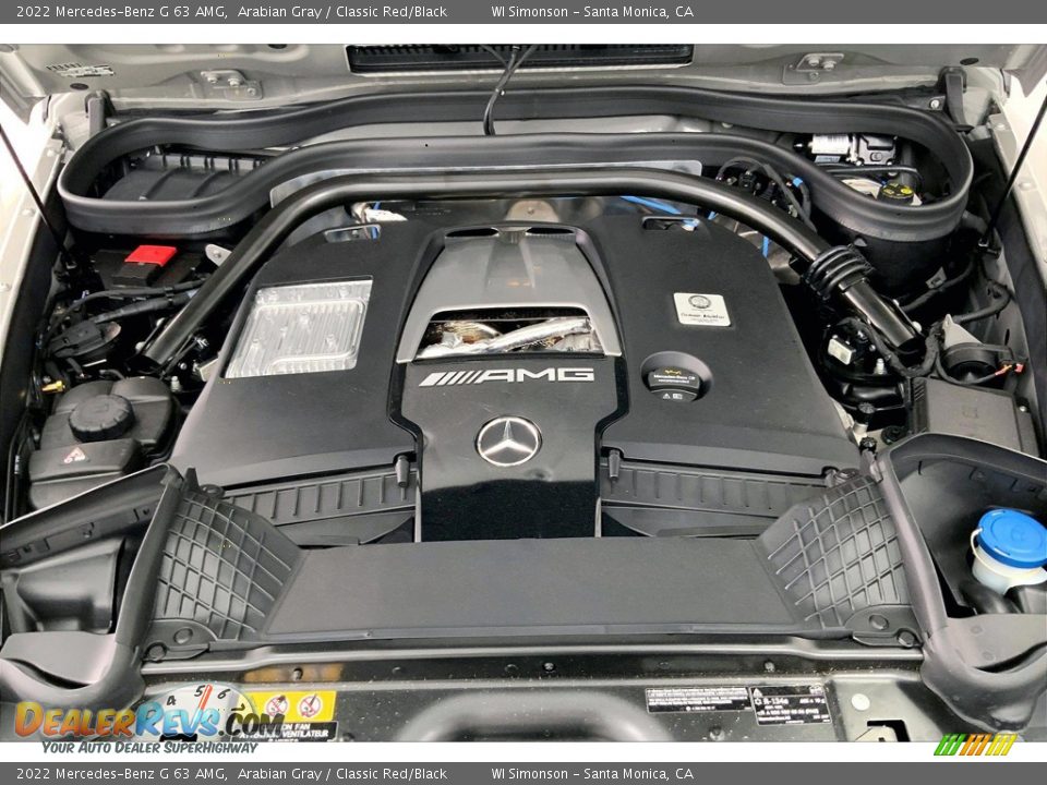 2022 Mercedes-Benz G 63 AMG 4.0 Liter DI biturbo DOHC 32-Valve VVT V8 Engine Photo #9