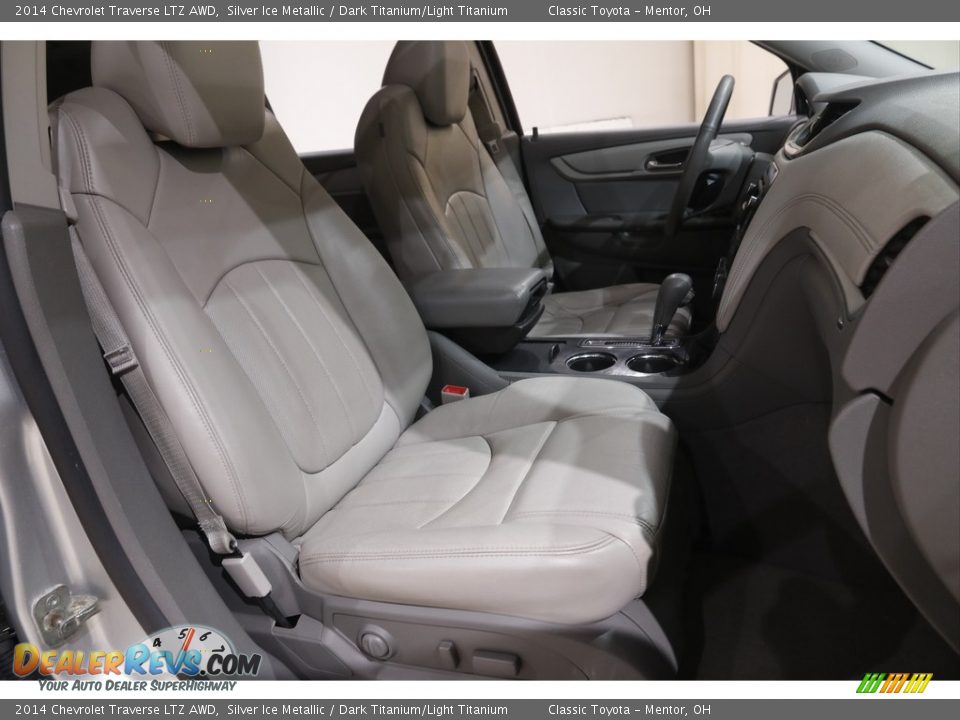 2014 Chevrolet Traverse LTZ AWD Silver Ice Metallic / Dark Titanium/Light Titanium Photo #14