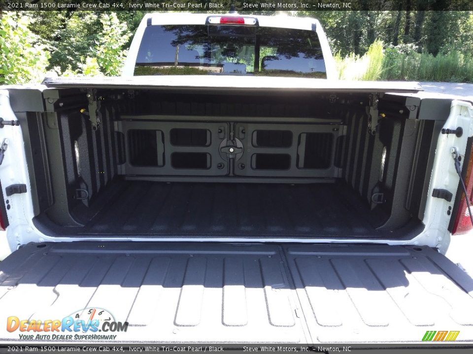 2021 Ram 1500 Laramie Crew Cab 4x4 Ivory White Tri-Coat Pearl / Black Photo #9