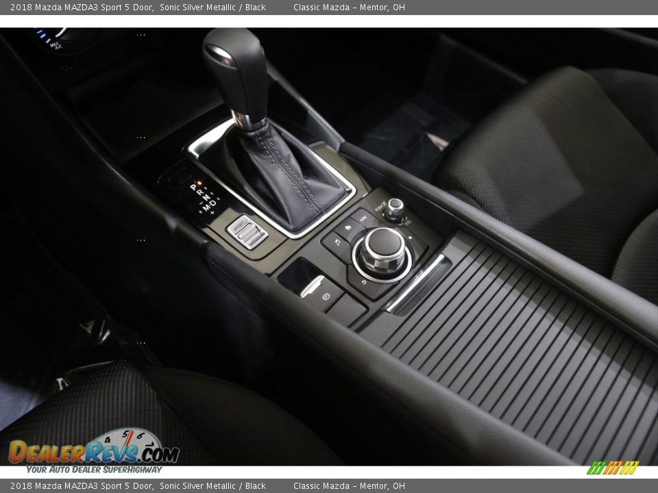 2018 Mazda MAZDA3 Sport 5 Door Sonic Silver Metallic / Black Photo #14