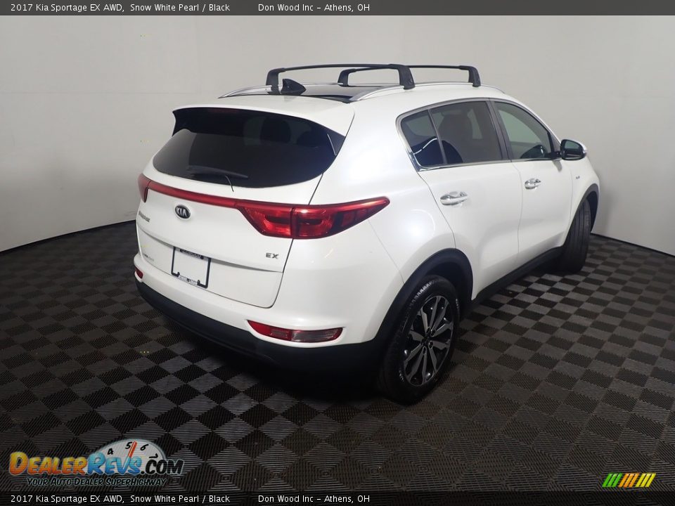 2017 Kia Sportage EX AWD Snow White Pearl / Black Photo #19