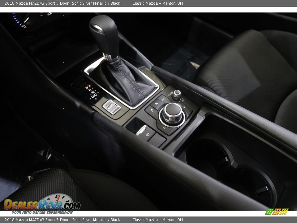 2018 Mazda MAZDA3 Sport 5 Door Sonic Silver Metallic / Black Photo #15