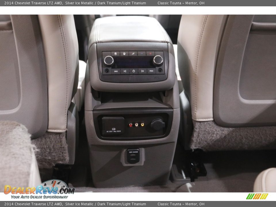 2014 Chevrolet Traverse LTZ AWD Silver Ice Metallic / Dark Titanium/Light Titanium Photo #19