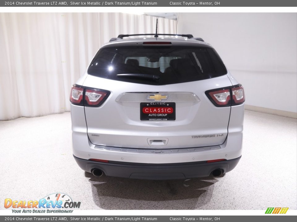 2014 Chevrolet Traverse LTZ AWD Silver Ice Metallic / Dark Titanium/Light Titanium Photo #20