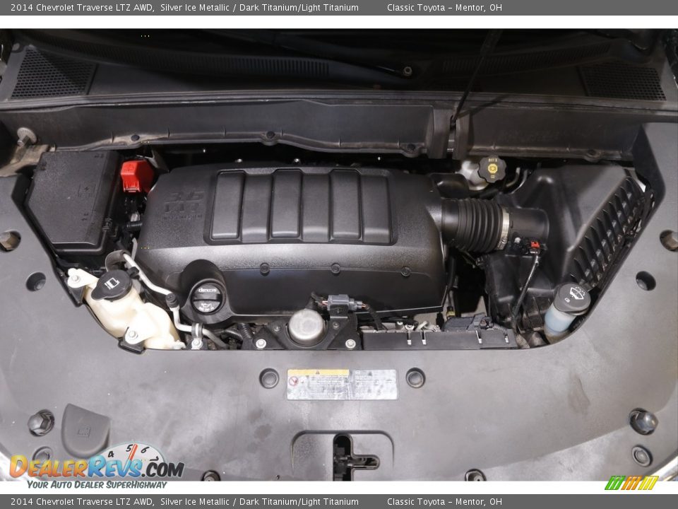 2014 Chevrolet Traverse LTZ AWD Silver Ice Metallic / Dark Titanium/Light Titanium Photo #21