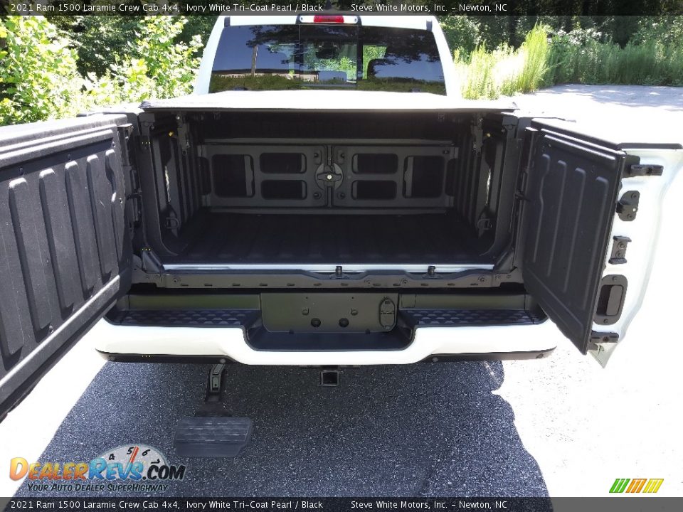 2021 Ram 1500 Laramie Crew Cab 4x4 Ivory White Tri-Coat Pearl / Black Photo #13
