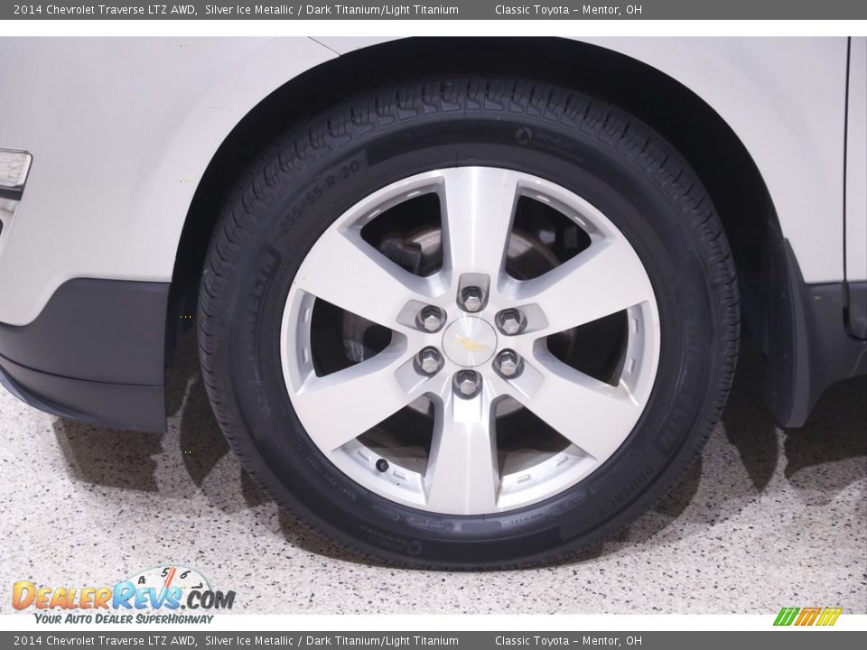 2014 Chevrolet Traverse LTZ AWD Silver Ice Metallic / Dark Titanium/Light Titanium Photo #22