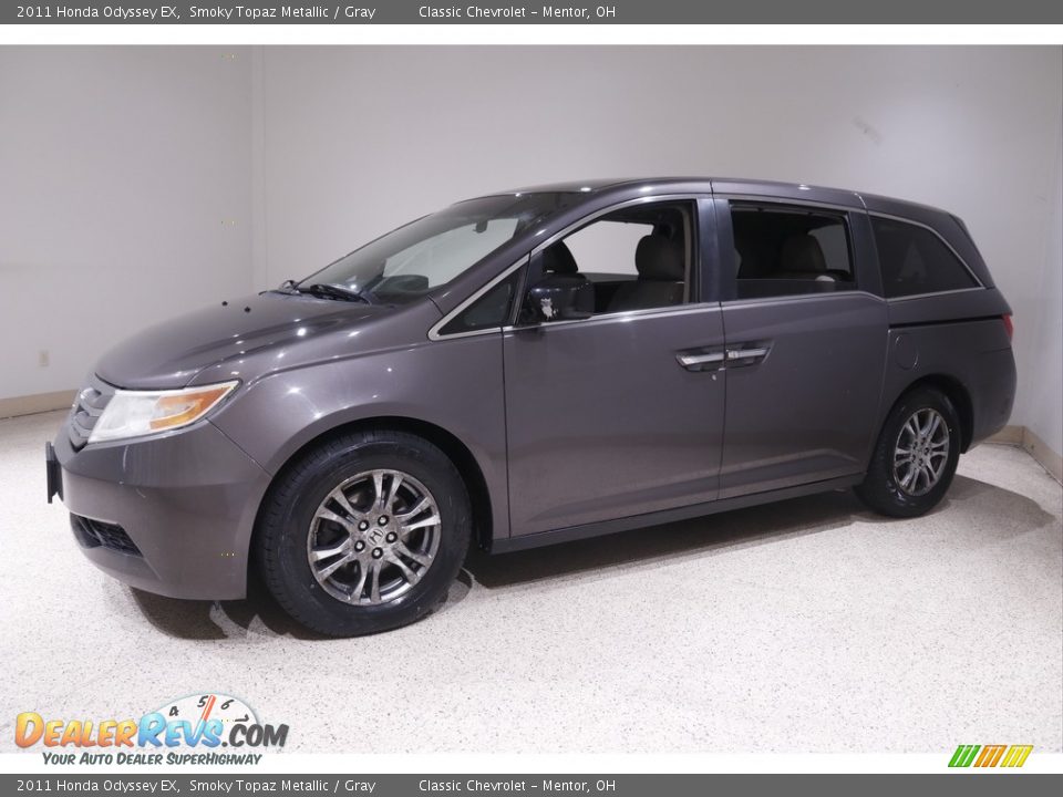 2011 Honda Odyssey EX Smoky Topaz Metallic / Gray Photo #3