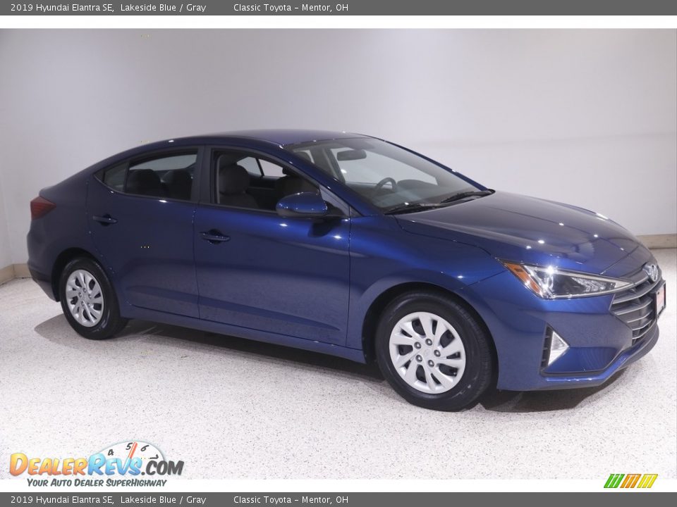 2019 Hyundai Elantra SE Lakeside Blue / Gray Photo #1