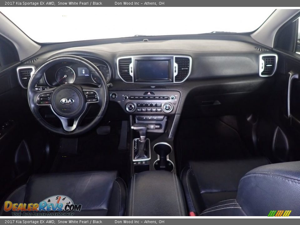 2017 Kia Sportage EX AWD Snow White Pearl / Black Photo #26