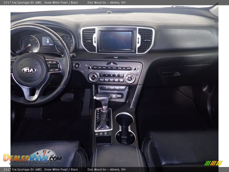 2017 Kia Sportage EX AWD Snow White Pearl / Black Photo #27