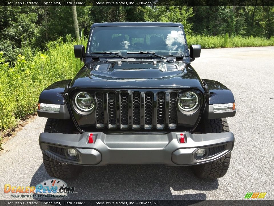 2022 Jeep Gladiator Rubicon 4x4 Black / Black Photo #3