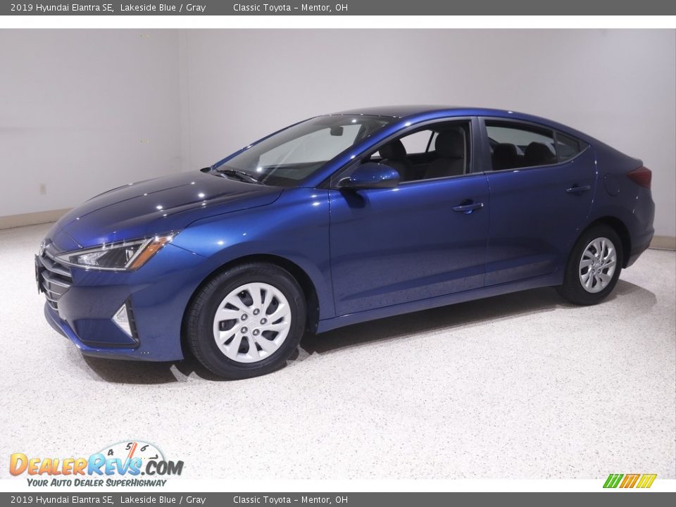 2019 Hyundai Elantra SE Lakeside Blue / Gray Photo #3