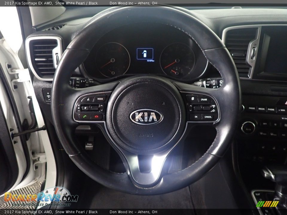 2017 Kia Sportage EX AWD Snow White Pearl / Black Photo #29