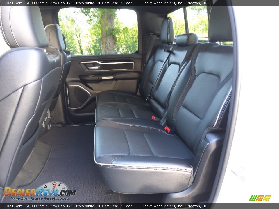 2021 Ram 1500 Laramie Crew Cab 4x4 Ivory White Tri-Coat Pearl / Black Photo #19
