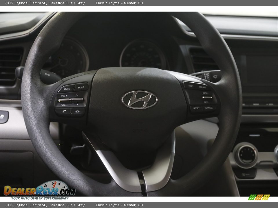 2019 Hyundai Elantra SE Lakeside Blue / Gray Photo #7