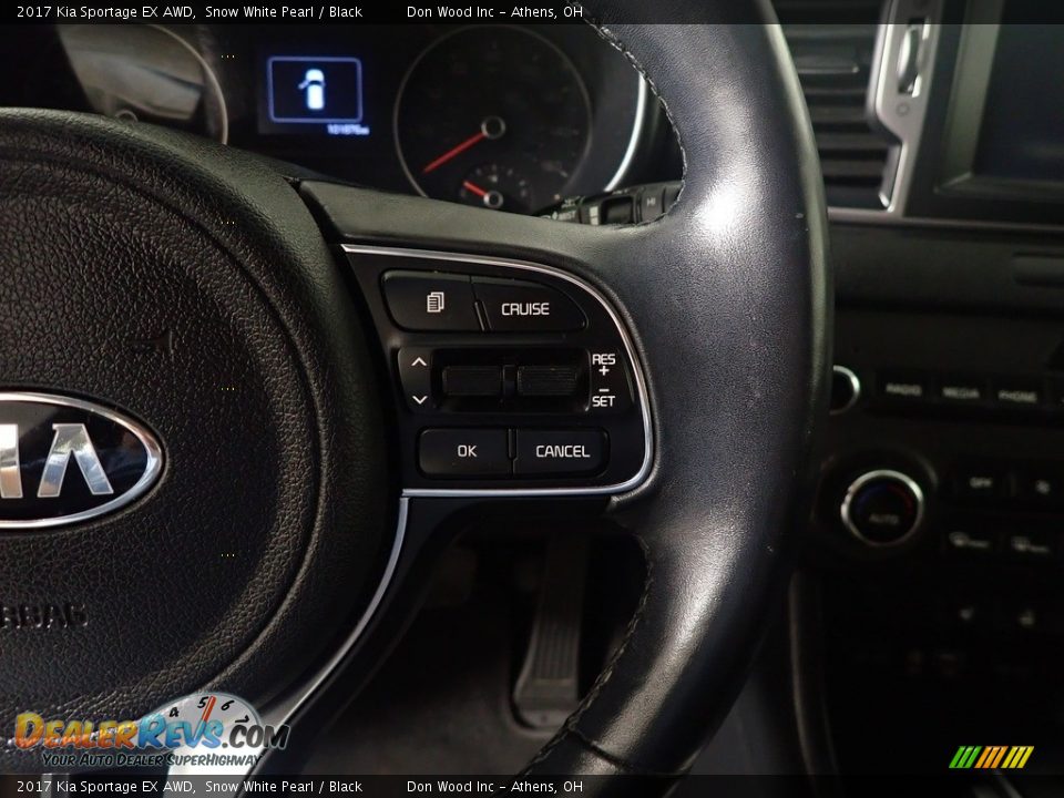 2017 Kia Sportage EX AWD Snow White Pearl / Black Photo #32