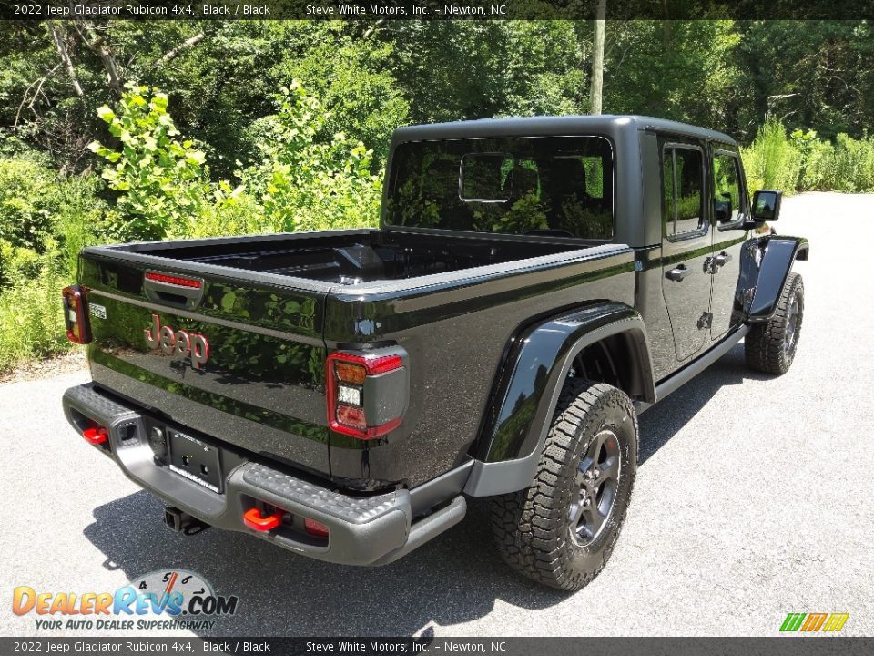 2022 Jeep Gladiator Rubicon 4x4 Black / Black Photo #6