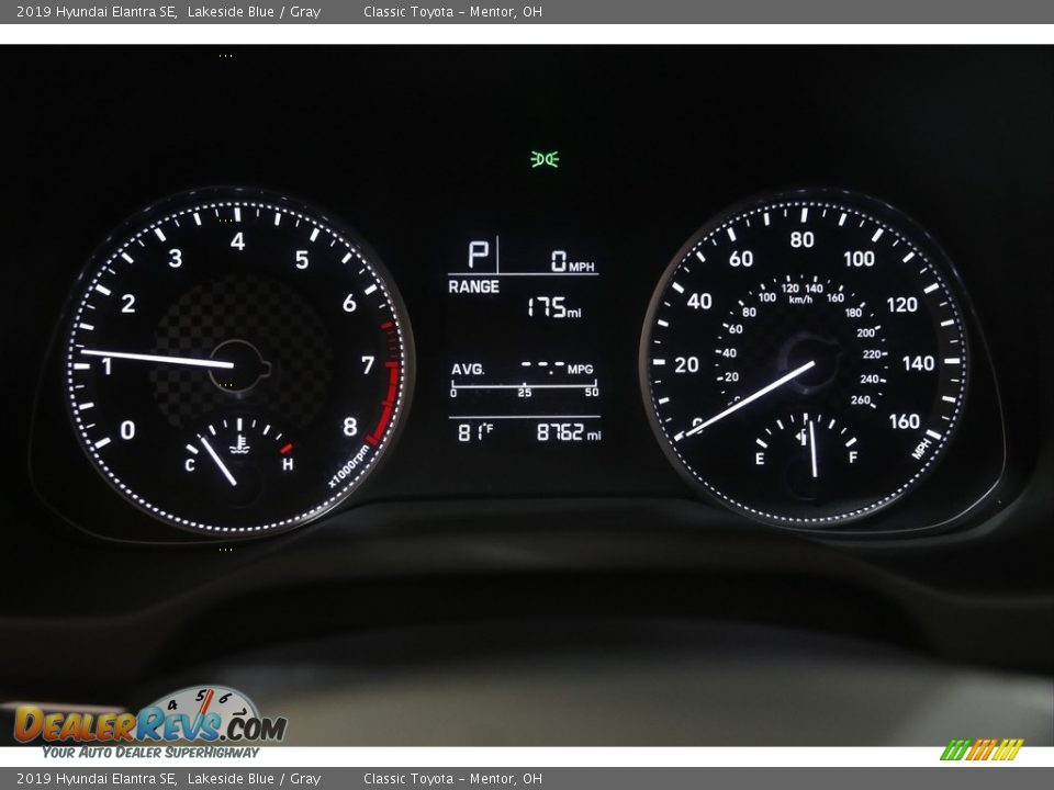 2019 Hyundai Elantra SE Lakeside Blue / Gray Photo #8