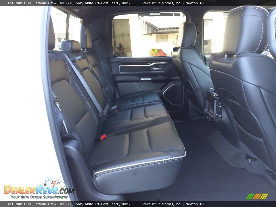 2021 Ram 1500 Laramie Crew Cab 4x4 Ivory White Tri-Coat Pearl / Black Photo #21