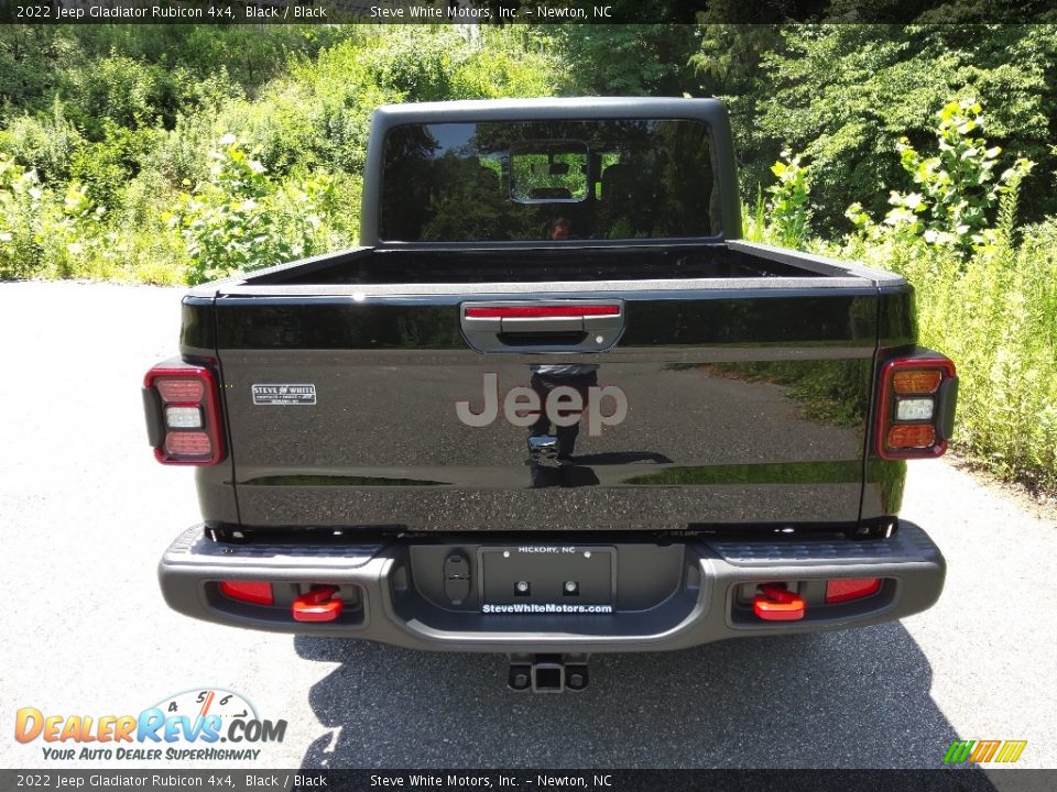 2022 Jeep Gladiator Rubicon 4x4 Black / Black Photo #7