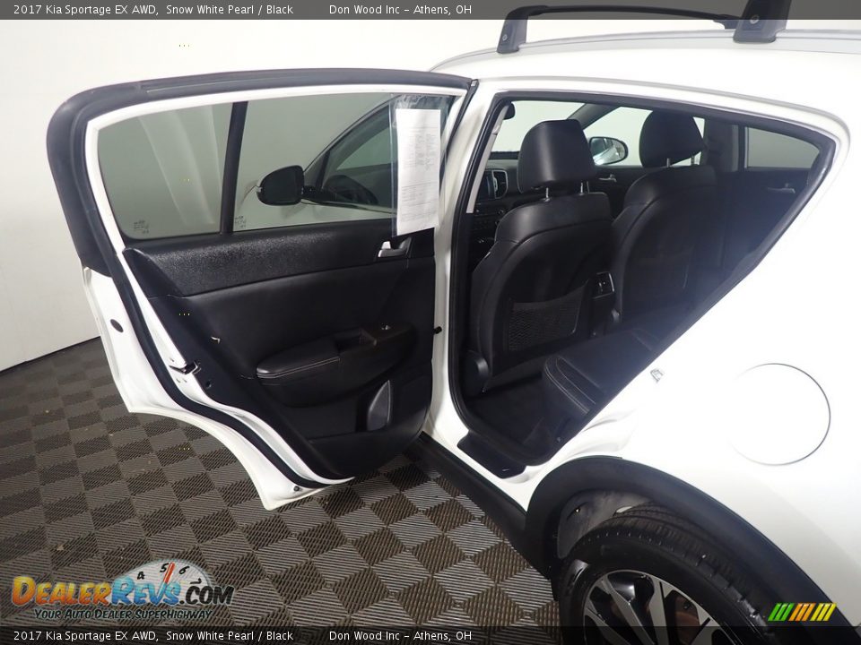 2017 Kia Sportage EX AWD Snow White Pearl / Black Photo #36