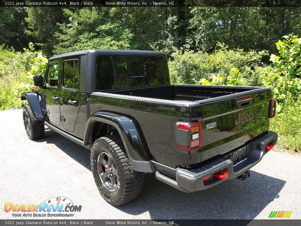 2022 Jeep Gladiator Rubicon 4x4 Black / Black Photo #9