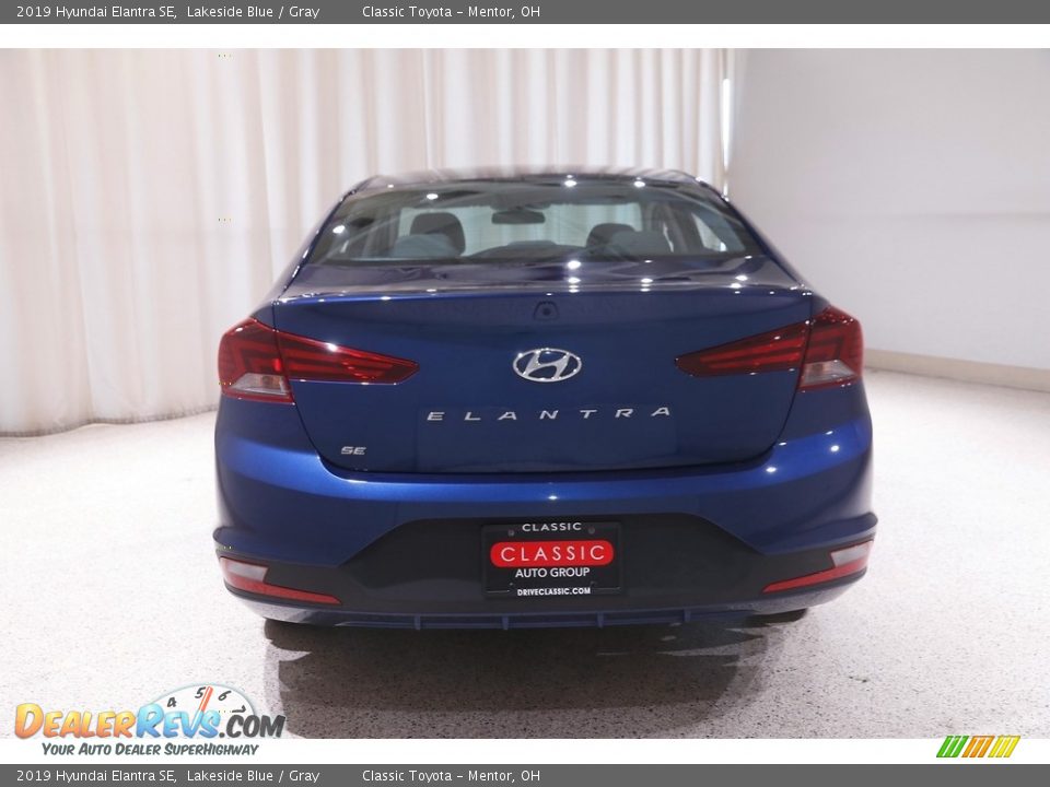2019 Hyundai Elantra SE Lakeside Blue / Gray Photo #17