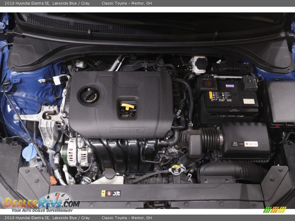 2019 Hyundai Elantra SE Lakeside Blue / Gray Photo #18