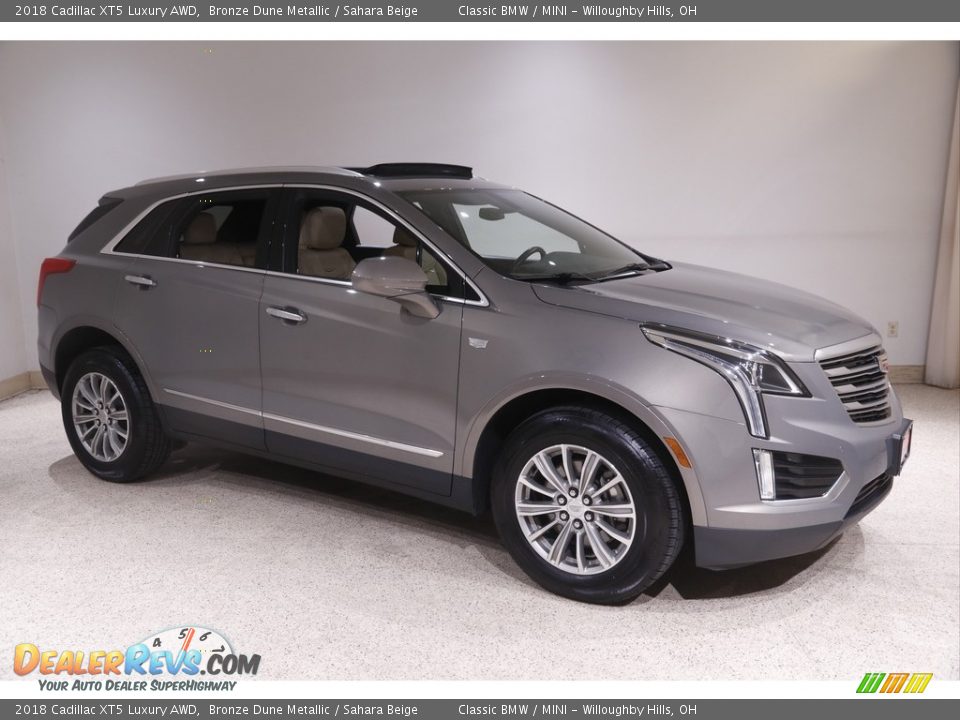 2018 Cadillac XT5 Luxury AWD Bronze Dune Metallic / Sahara Beige Photo #1