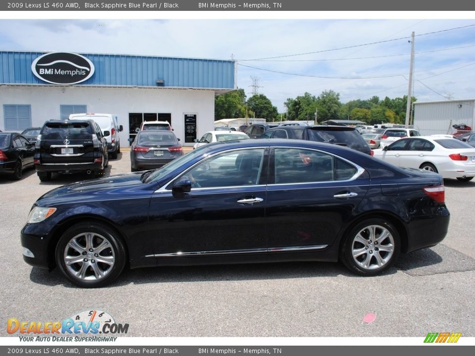 2009 Lexus LS 460 AWD Black Sapphire Blue Pearl / Black Photo #2