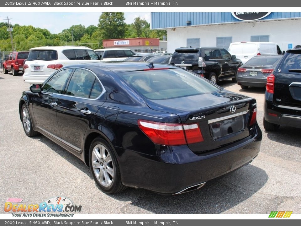 2009 Lexus LS 460 AWD Black Sapphire Blue Pearl / Black Photo #3