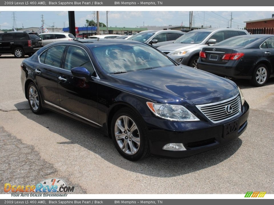 2009 Lexus LS 460 AWD Black Sapphire Blue Pearl / Black Photo #7