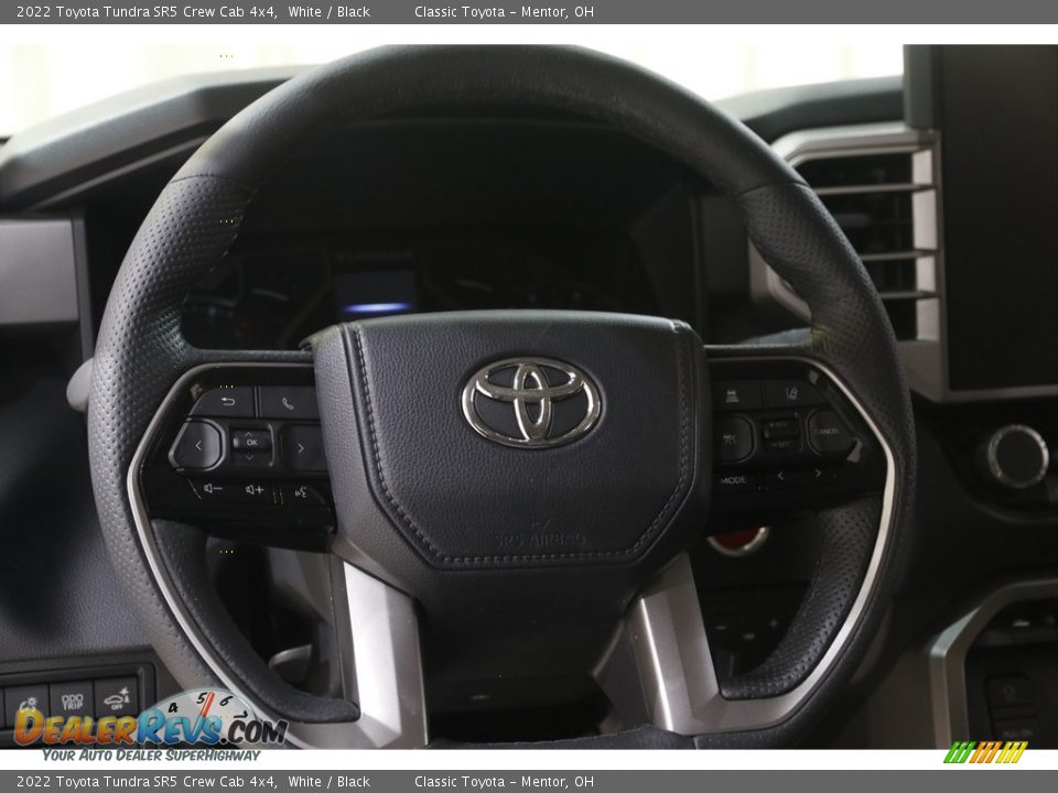 2022 Toyota Tundra SR5 Crew Cab 4x4 White / Black Photo #8