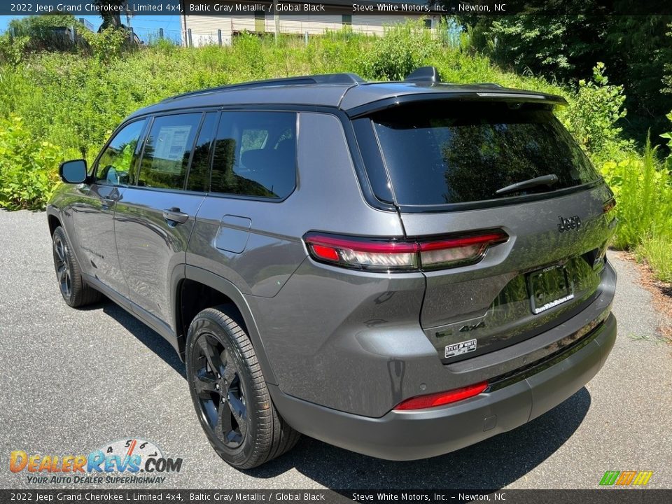2022 Jeep Grand Cherokee L Limited 4x4 Baltic Gray Metallic / Global Black Photo #8